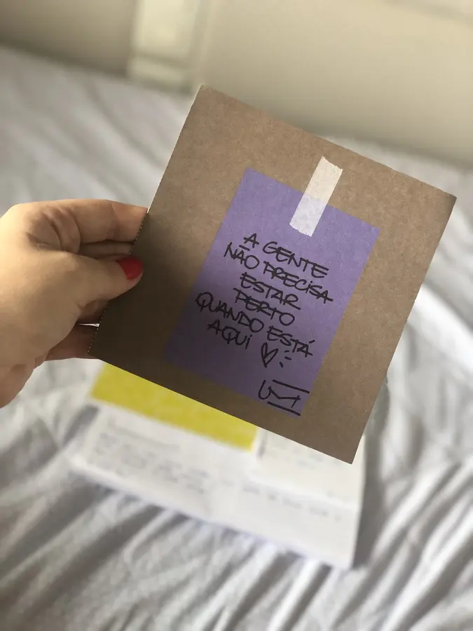 O primeiro presente: uma carta
